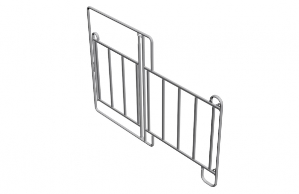 Texas vertical panel with a gate 