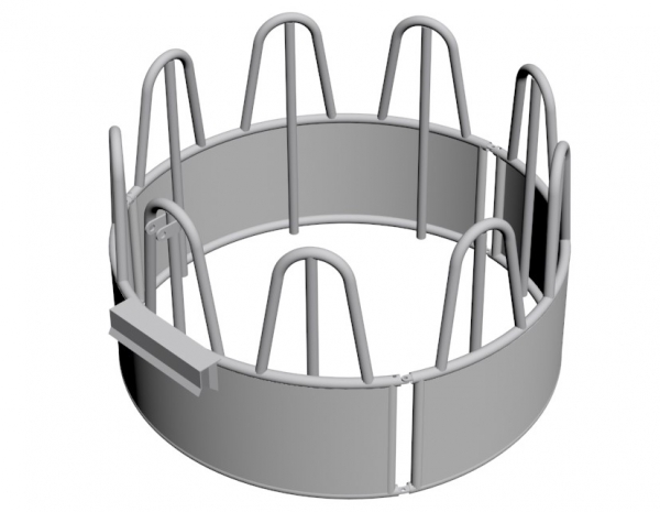 Round pasture for cattle and horses - 9 stands 